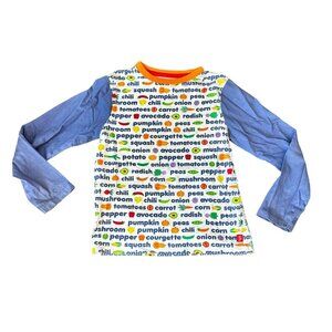 PLAY Little Bird By Jools Veggie L/S Tee 7-8